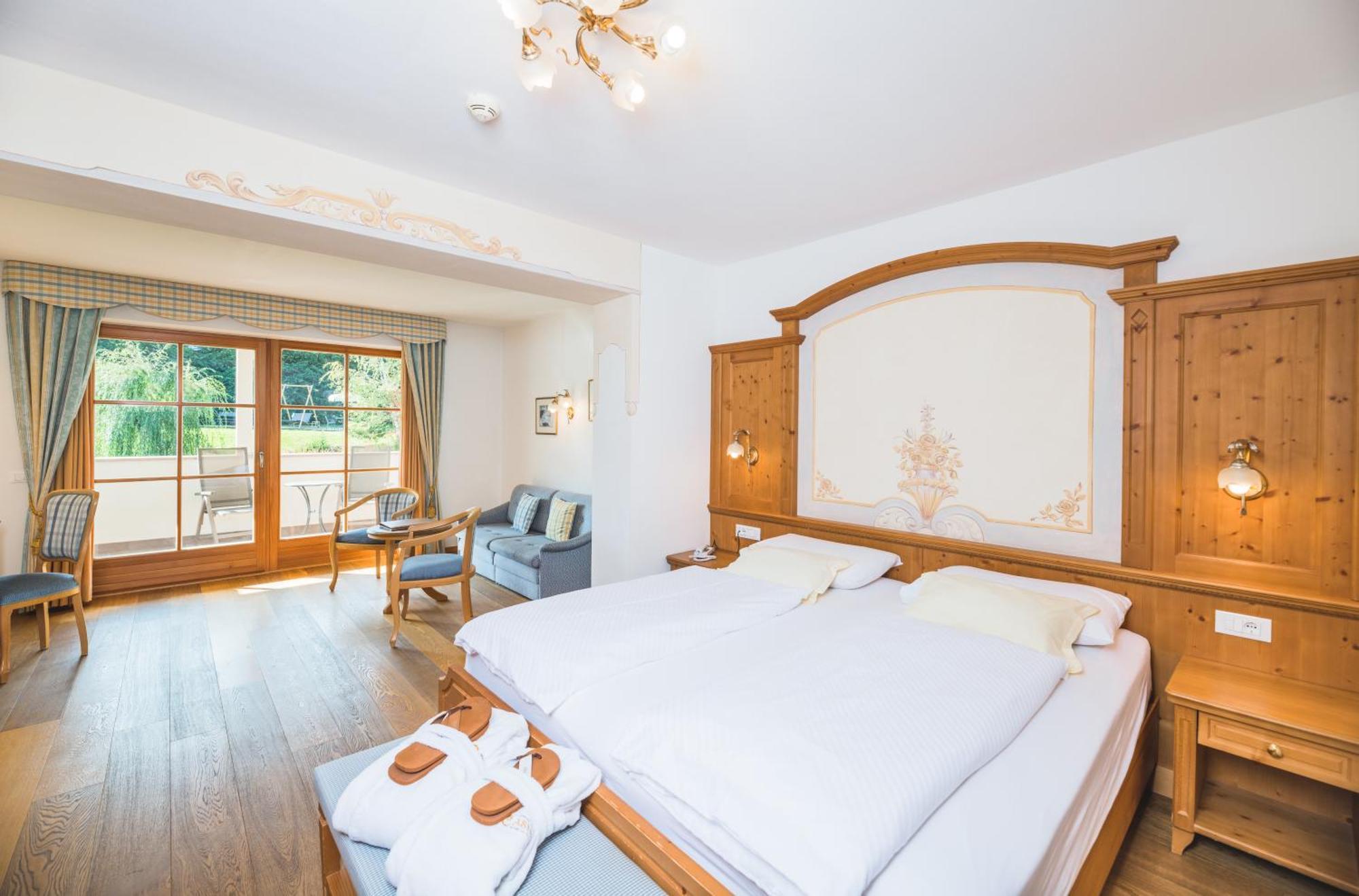 Hotel Castel Oswald Von Wolkenstein Castelrotto Ruang foto
