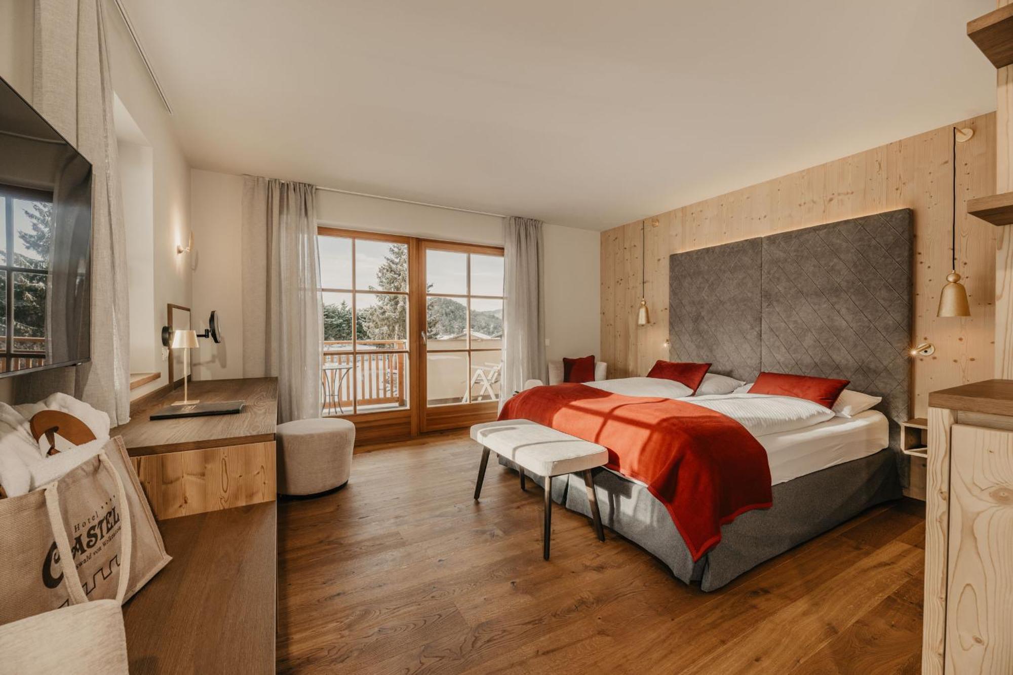 Hotel Castel Oswald Von Wolkenstein Castelrotto Bagian luar foto