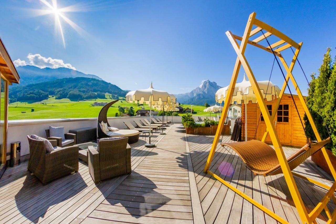 Hotel Castel Oswald Von Wolkenstein Castelrotto Bagian luar foto