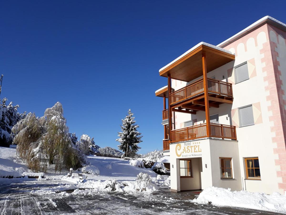 Hotel Castel Oswald Von Wolkenstein Castelrotto Bagian luar foto